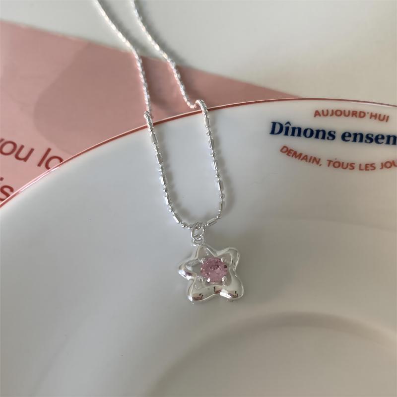 Does Not Fade Female Summer High Sense Minimalist Rhinestone Necklaces