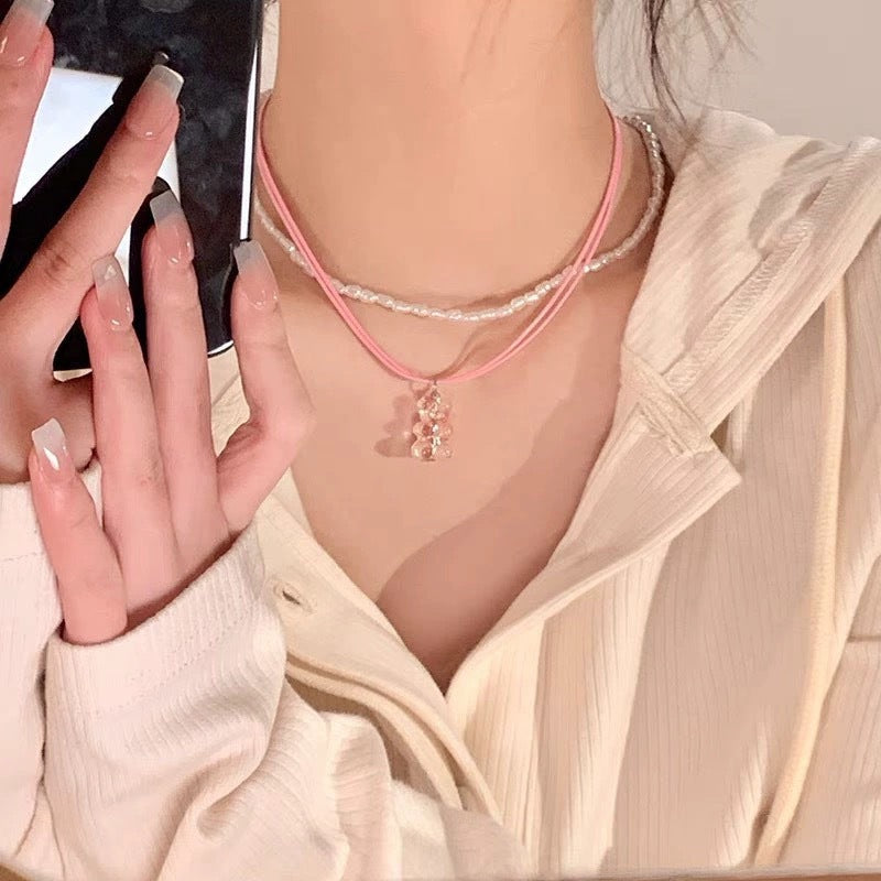 Women's Pearl High-grade Temperament Wild Sweater Chain Necklaces