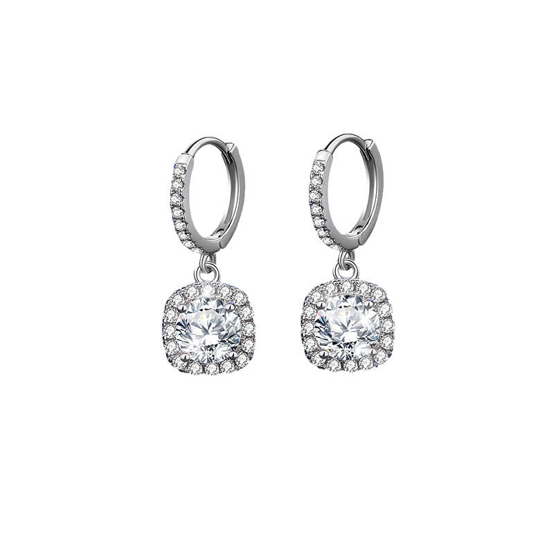Square Bag Suit Simple Temperament Clavicle Pendants