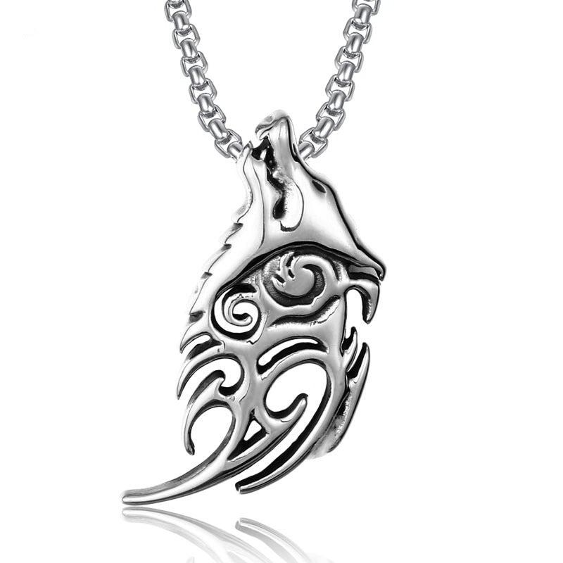 Popular Ornament Vintage Viking Boys Titanium Steel Necklaces