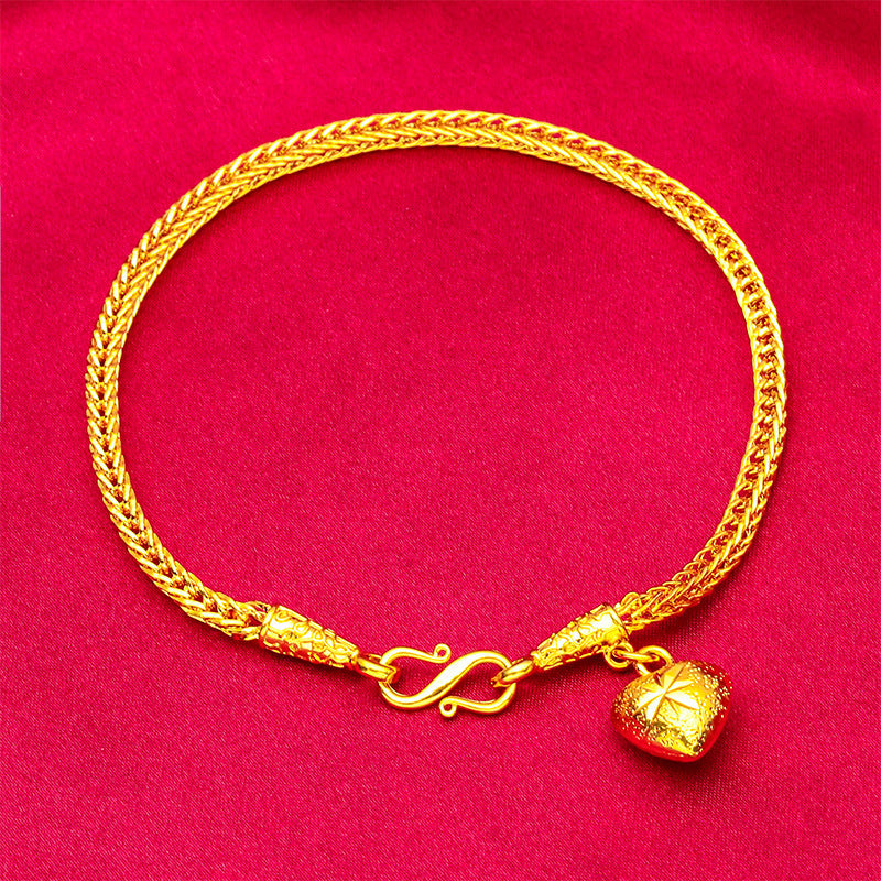 Women's Placer Gold Fashion Alluvial Thin Fox Necklaces