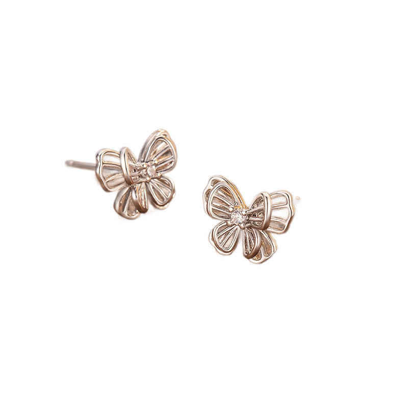 Hollow Line Design Delicate Everyday Joker Stud Earrings
