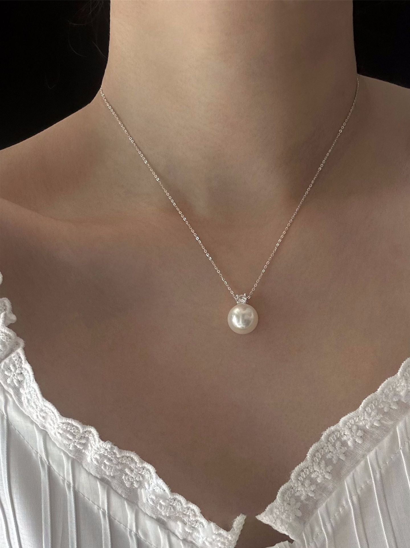 Women's Princess Diana French Classic High-grade Pearl Necklaces
