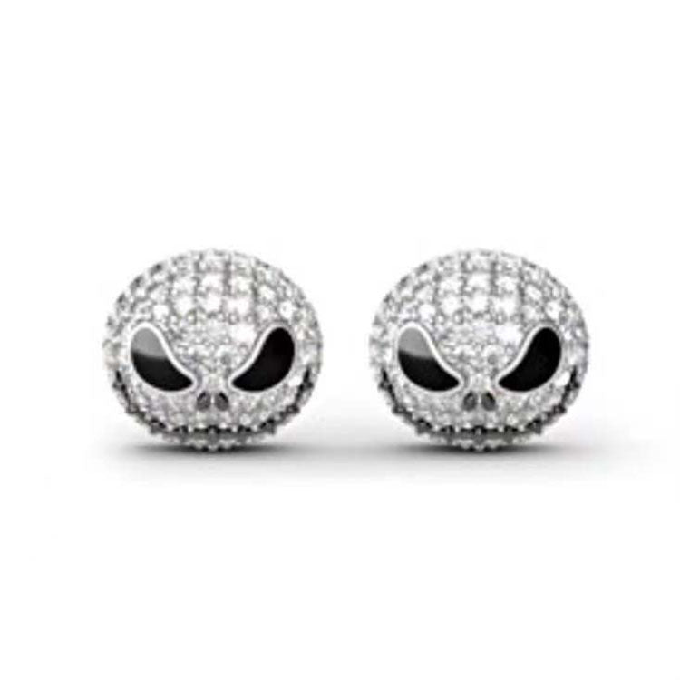 Lamp Skull Two-tone Creative Style Modeling Rings