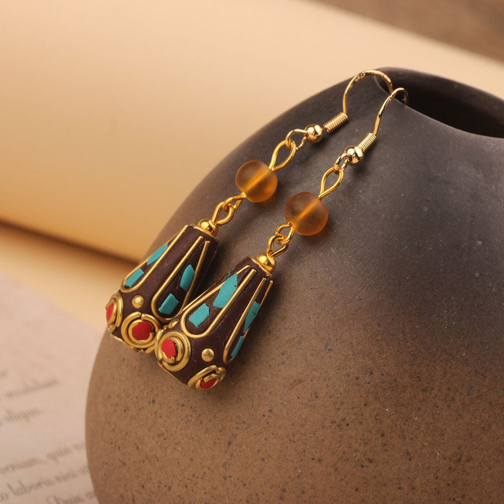New Attractive Vintage Nepal Simple Design Earrings