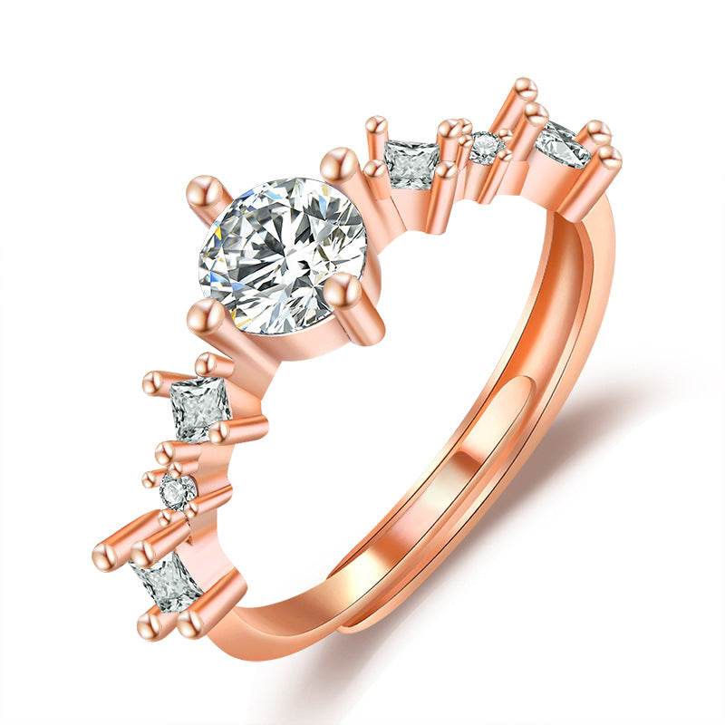 Women's Mild Luxury Fashion Simple Cold Daily Rings