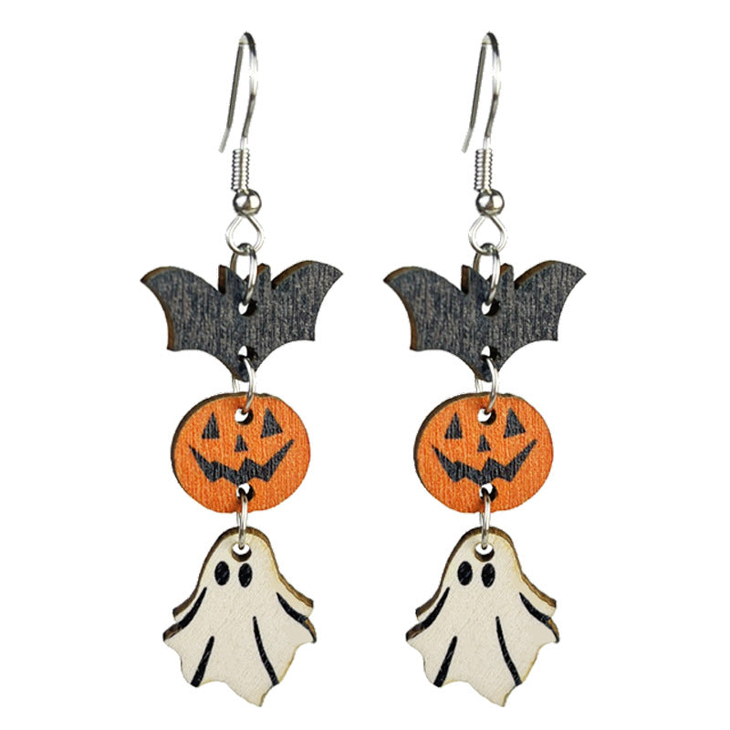Thanksgiving Wooden Turkey Pumpkin Maple Leaf Rings