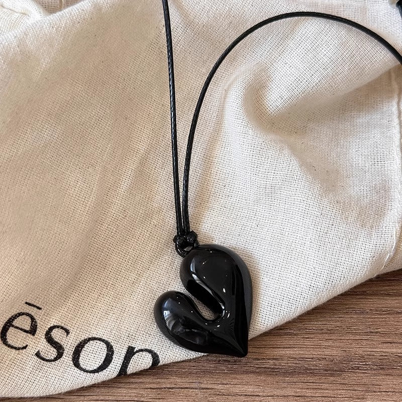 Women's Bag Long Sweater Chain Earphone Portable Necklaces
