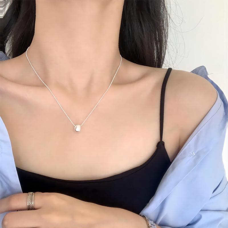 Does Not Fade Female Summer High Sense Minimalist Rhinestone Necklaces