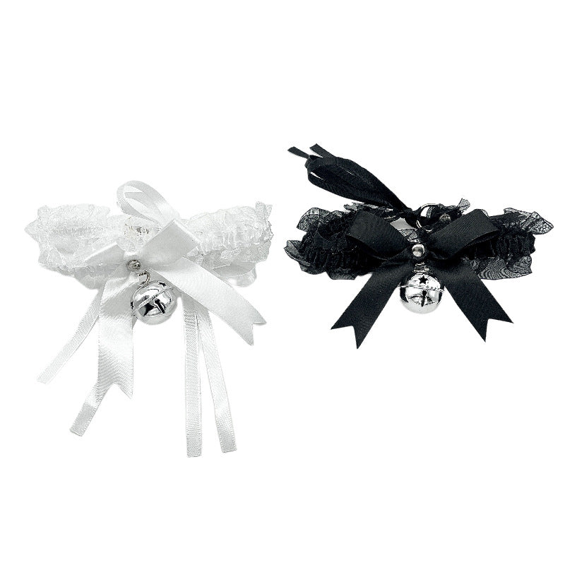 Women's Lace Big Bell Bow Collar Choker Necklaces