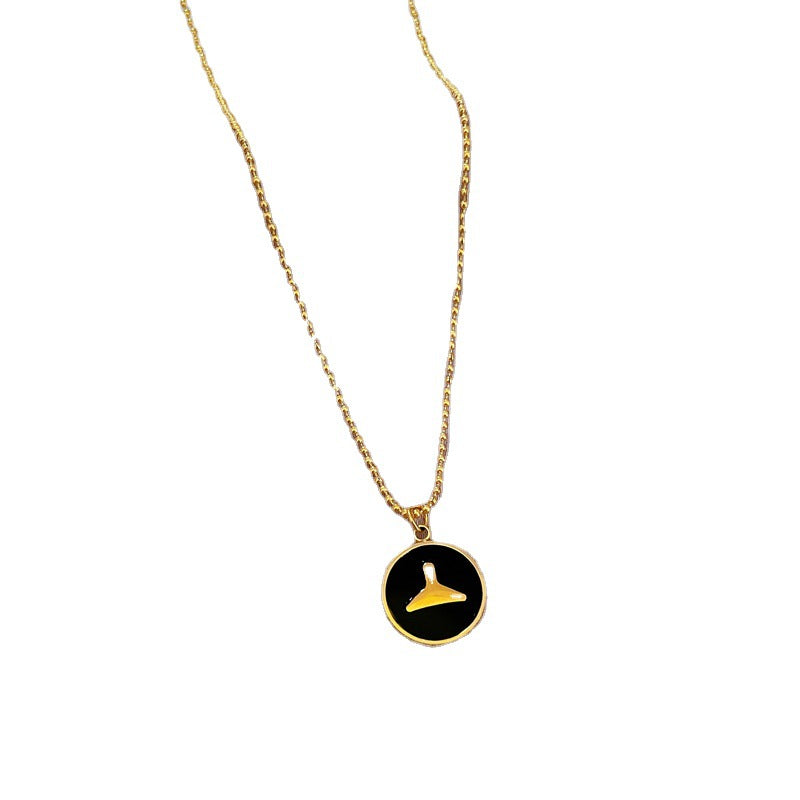 Whole Titanium Steel Man Fish Tail Minimalist Furnace Necklaces