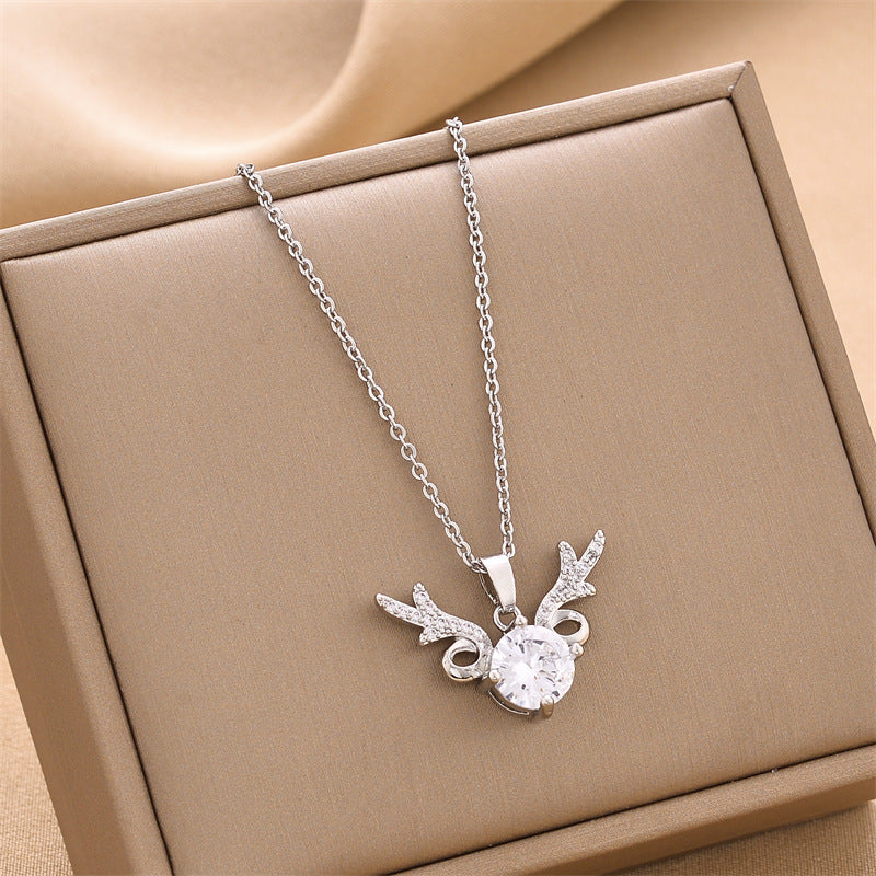 Women's Titanium Steel Ornament Simple Fashion Personality Necklaces