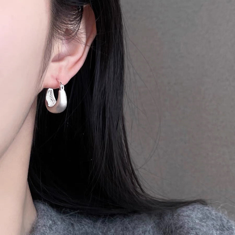 Circle Niche Design High-grade Cold Style Earrings