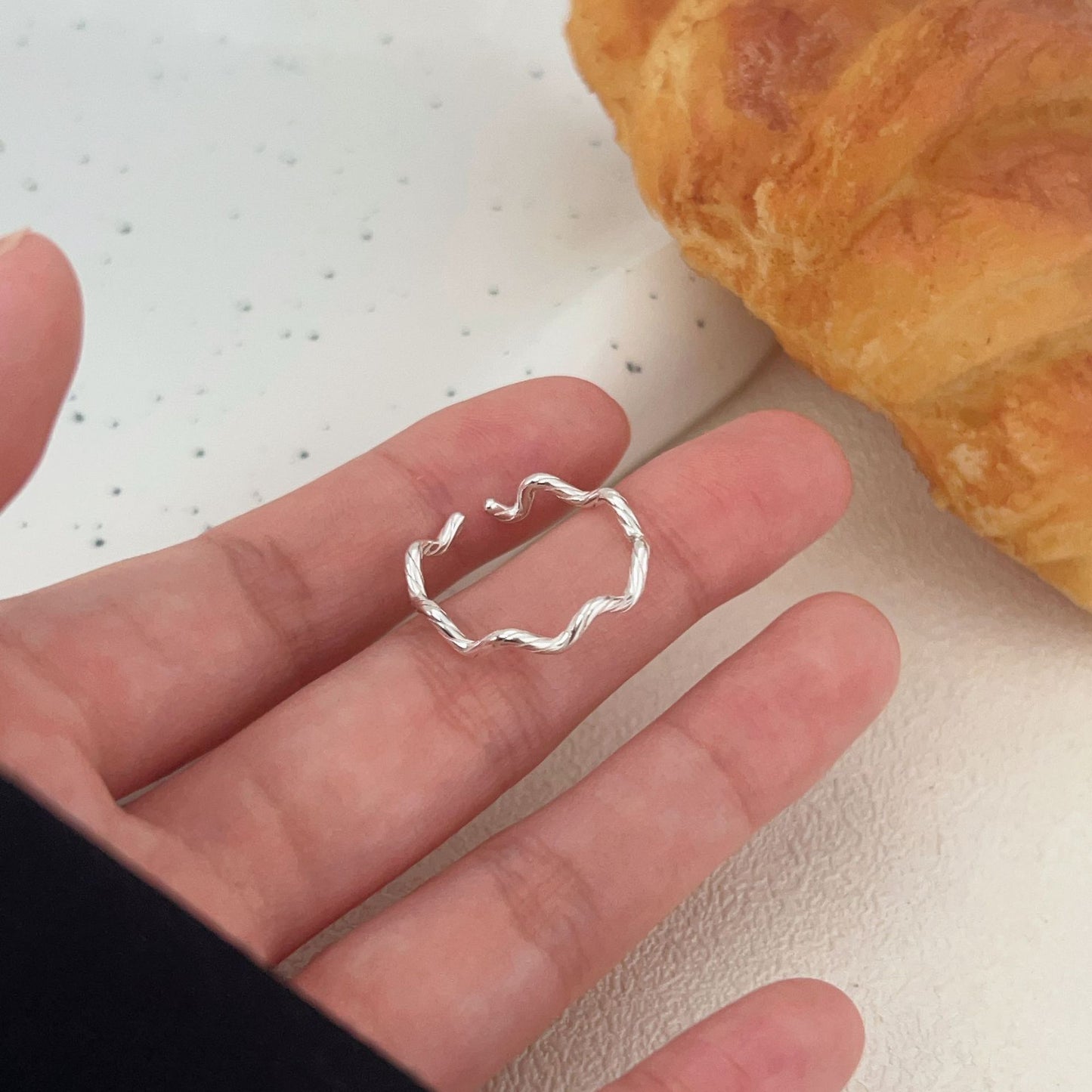 Sterling Sier Special Interest Light Luxury Fashion Rings