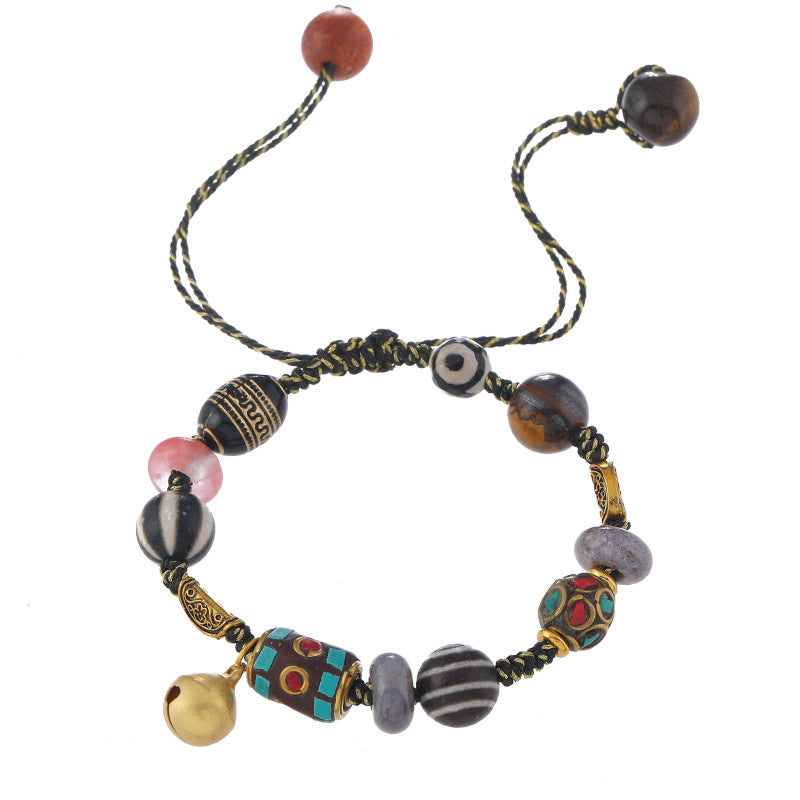 Women's & Men's Hand Weaving Tibetan Ethnic Style Tibet Beads Design String Bracelets