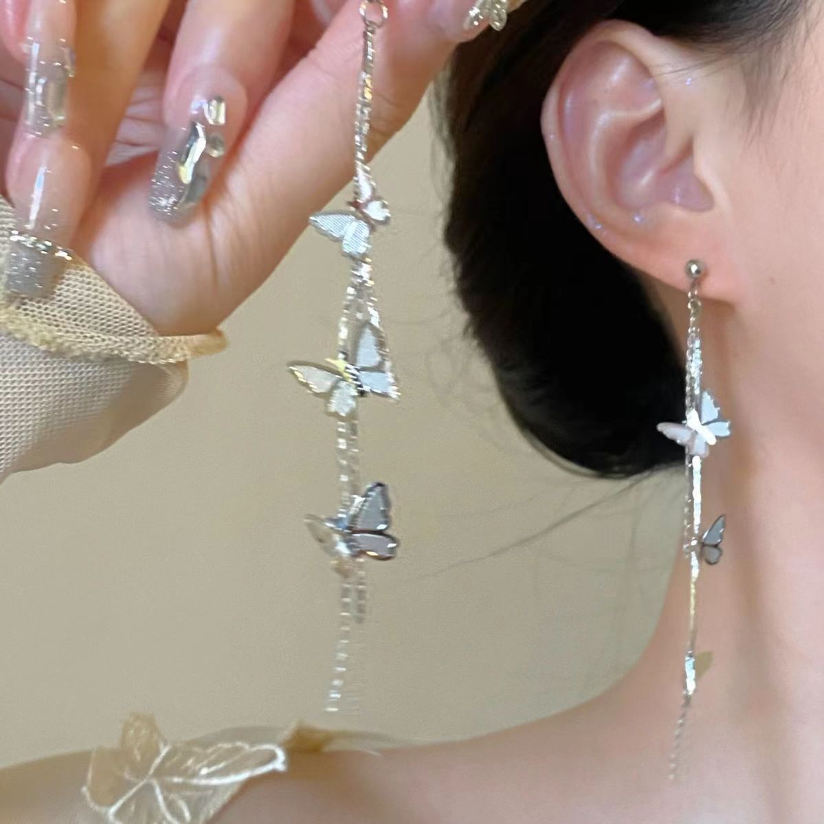 Women's High Sense Niche Temperament Retro Sier Earrings