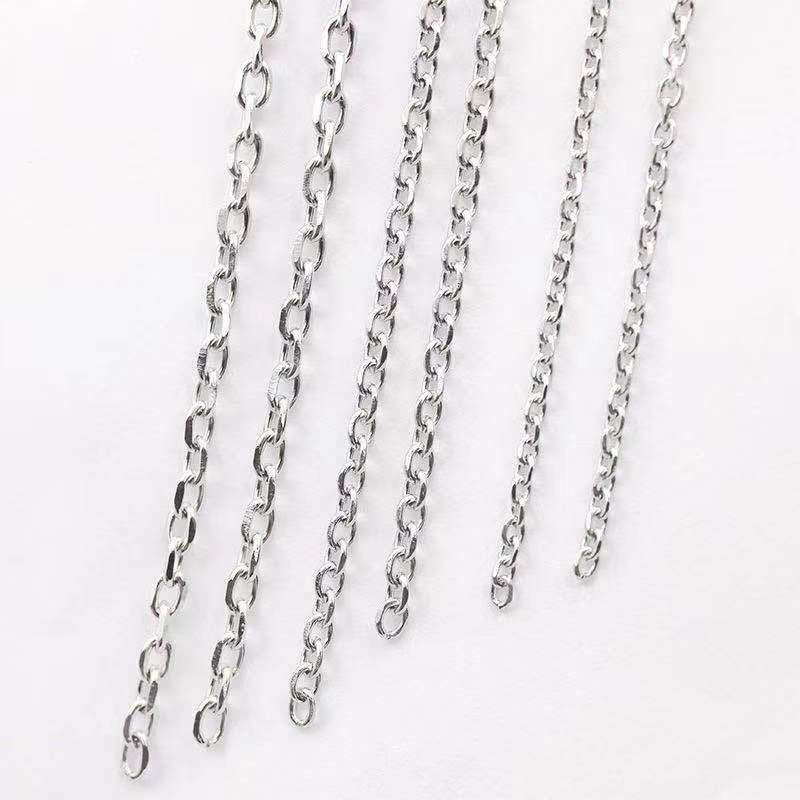 Stainless Steel Open Wholesale Angle Chain Color Clavicle Grinding Snake Necklace