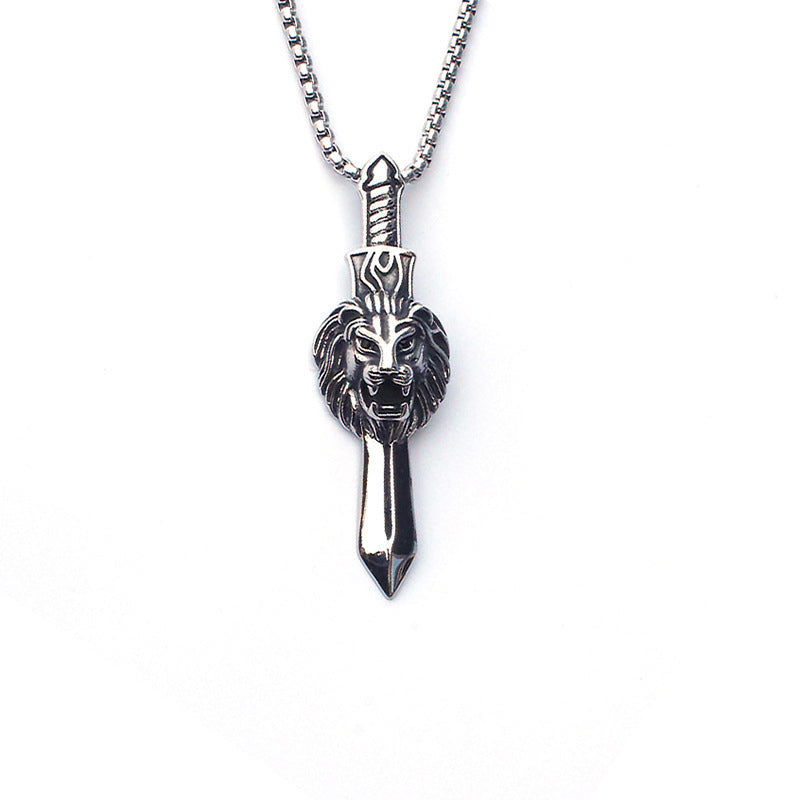 Popular Ornament Vintage Viking Boys Titanium Steel Necklaces