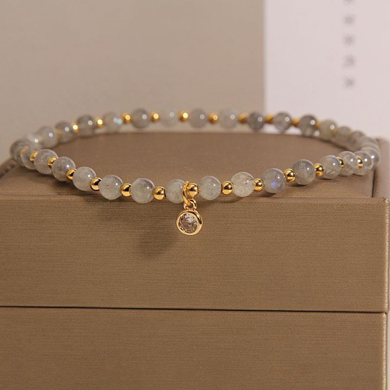 Flash High Sense Natural Tourmaline Female Design Girlfriends Personality Ankle Anklets