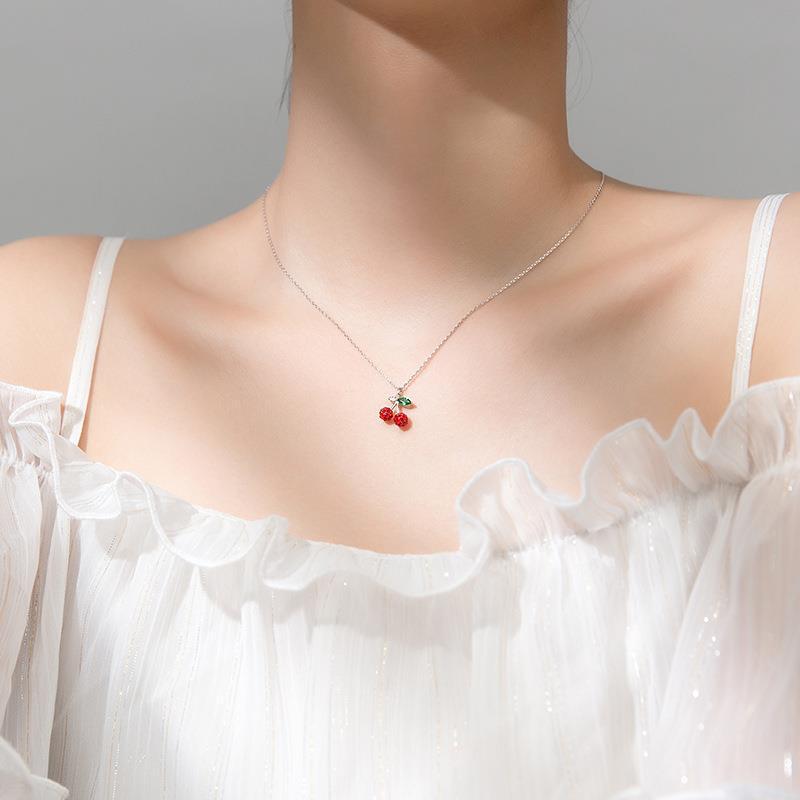 Mori Style Simple Full Diamond Design Necklaces