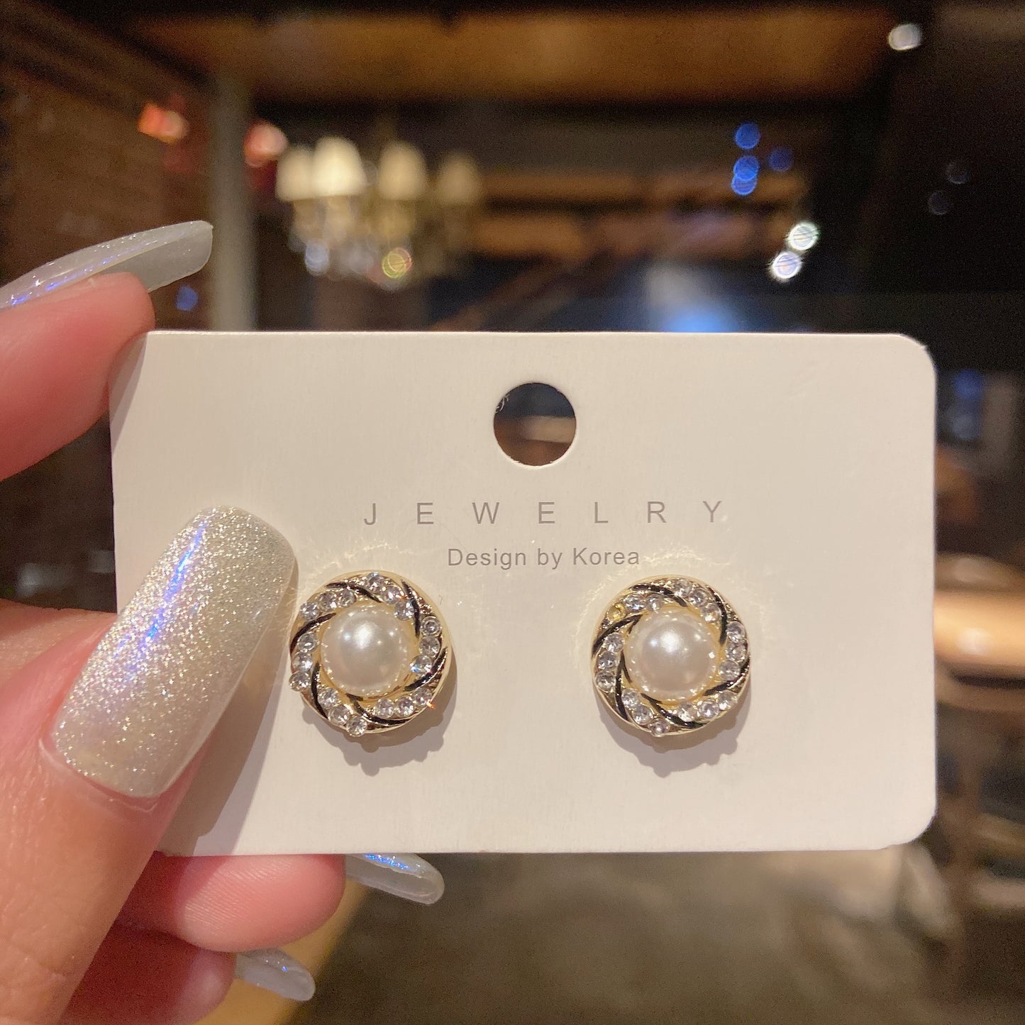Women's Sier Pin Korean Style High Sense Special Earrings