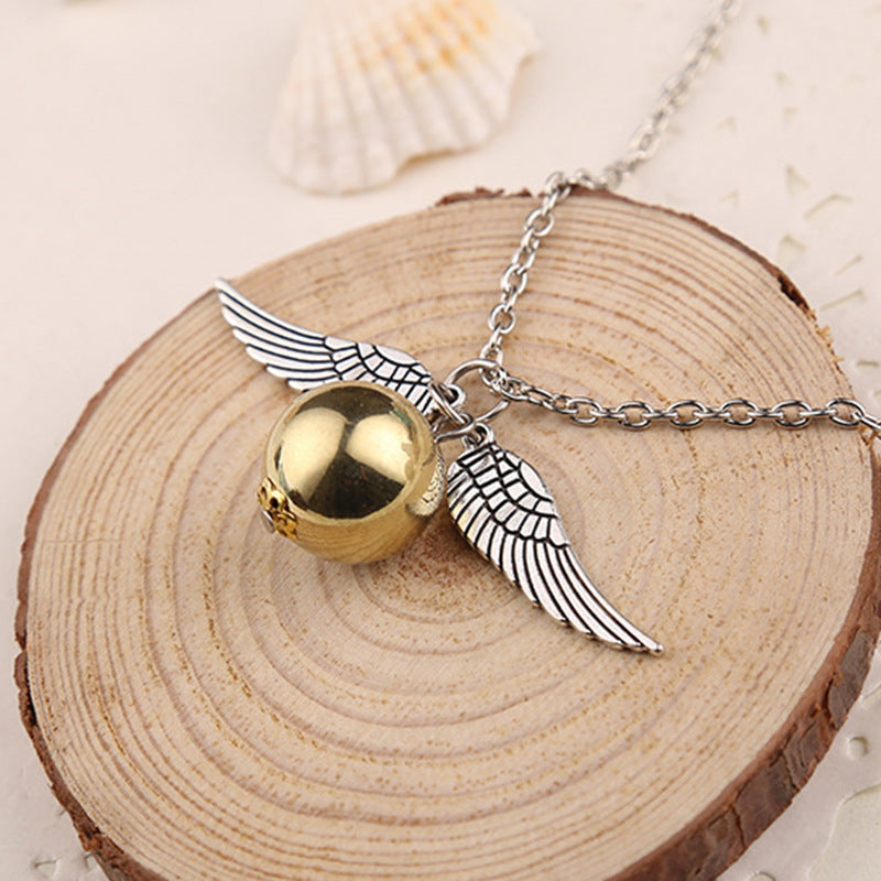 Harry Potter Ang Deathly Hallows Gold Necklaces