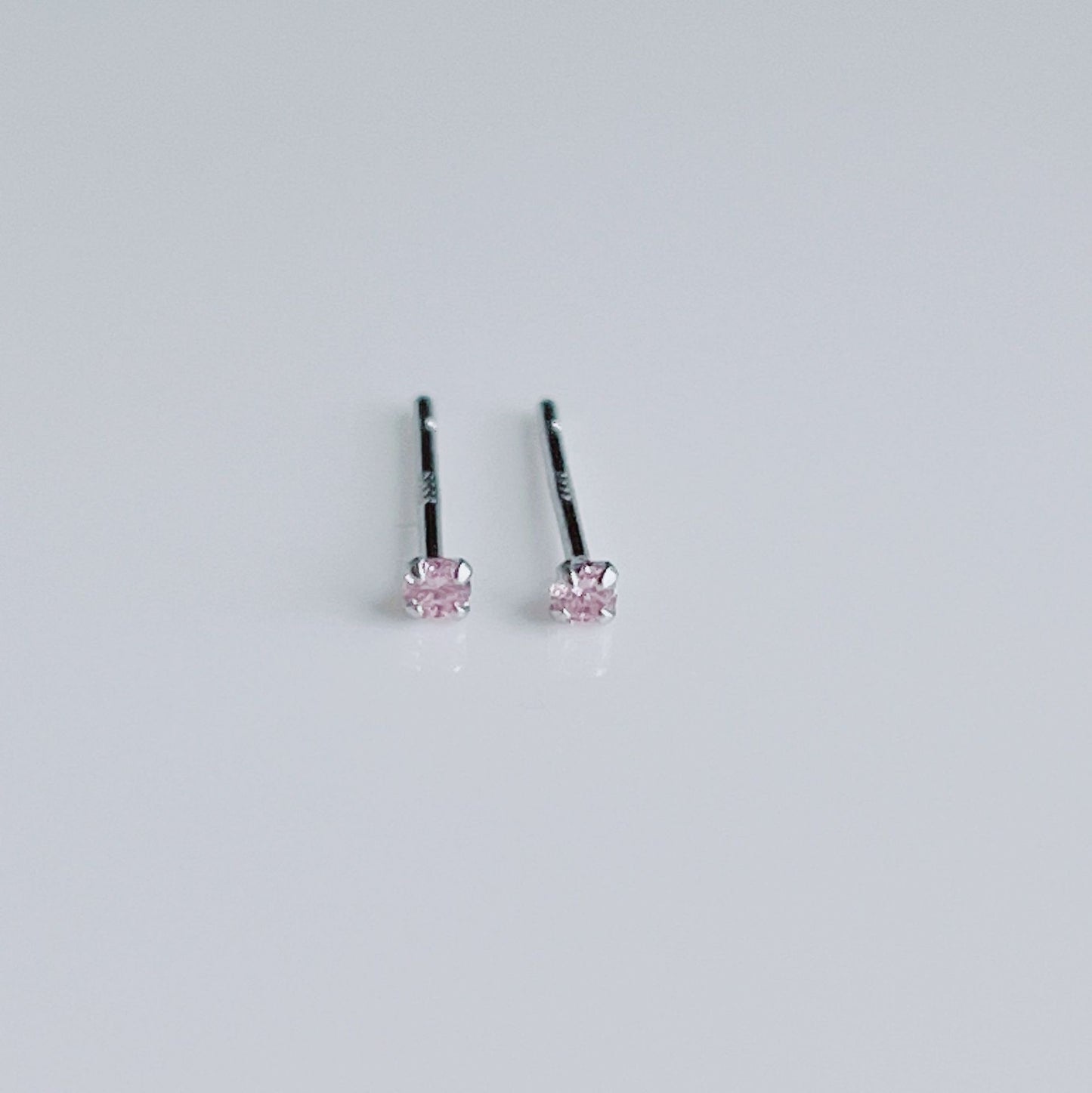 Sterling Sier Zircon Color Ear Bone Earrings