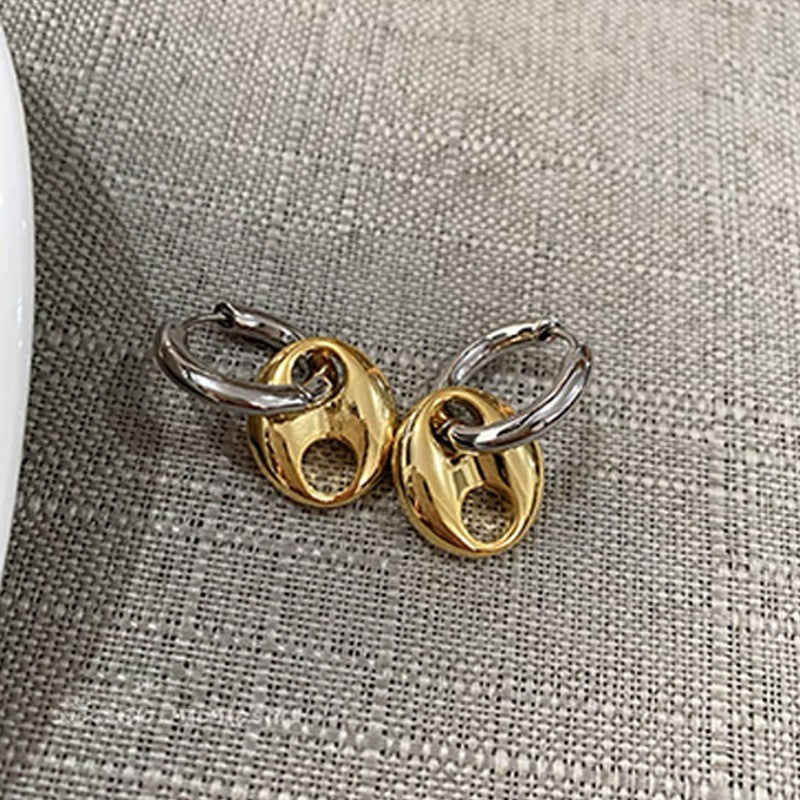 Circle Niche Design High-grade Cold Style Earrings