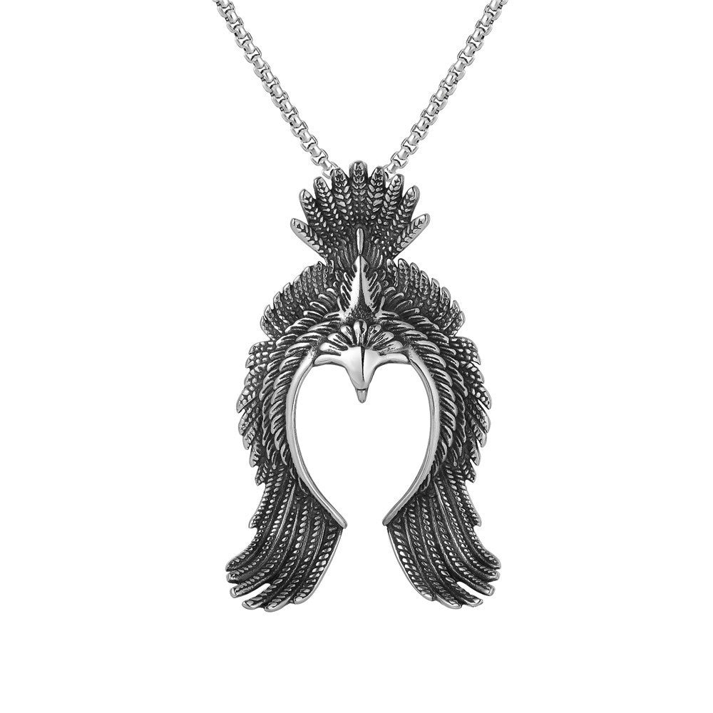Popular Ornament Vintage Viking Boys Titanium Steel Necklaces