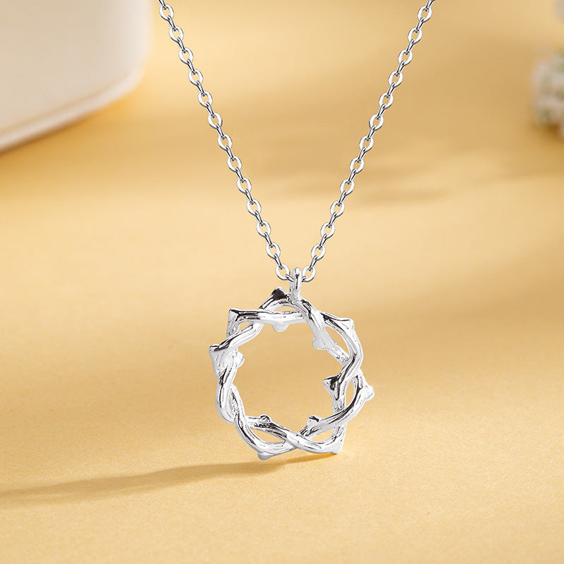 Couple Female Male Pair Mori Clavicle Chain Necklaces