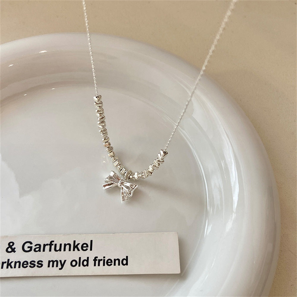 Women's Everyday Joker Sterling Sier Aquamarine Butterfly Necklaces