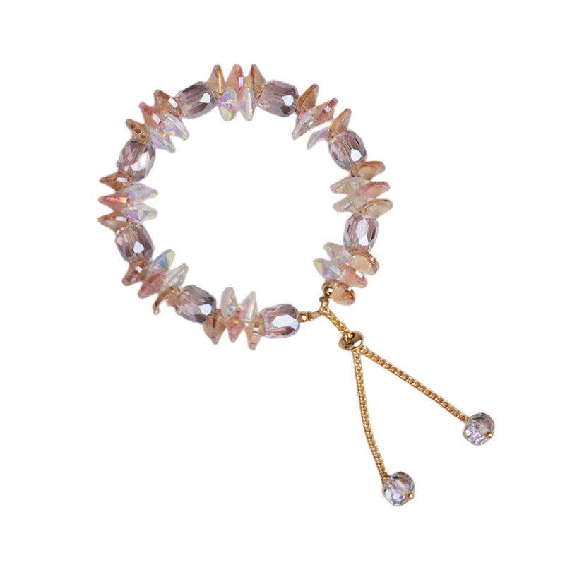 Women's Korean Super Shiny Crystal Design High-grade Bracelet
