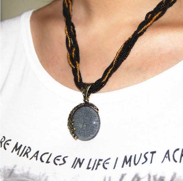 Exaggerated Alloy Bohemian Jewelry Retro Ethnic Necklaces