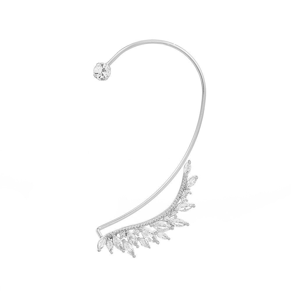 Leaves Ear Female Mori Style Summer Earless Clip Trendy Earrings
