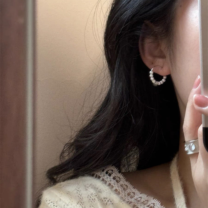 Circle Niche Design High-grade Cold Style Earrings