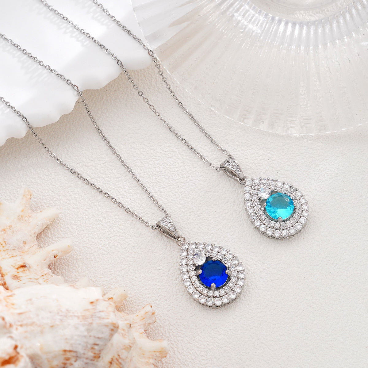 Heart Fresh Simple Titanium Steel Clavicle Necklaces