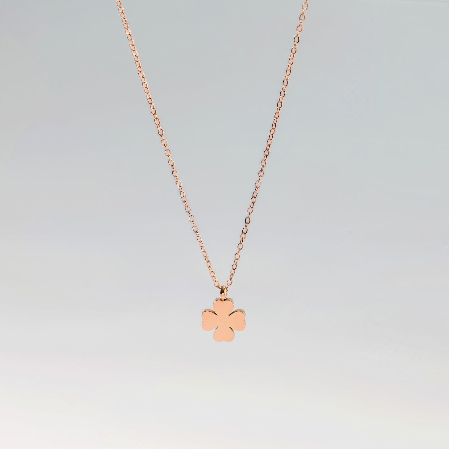Titanium Steel Clover Female Clavicle Chain Gold Plated Necklaces