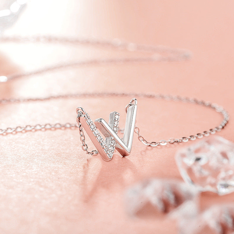 Women's Creative Letter Clavicle Chain Simple Affordable Luxury Necklaces