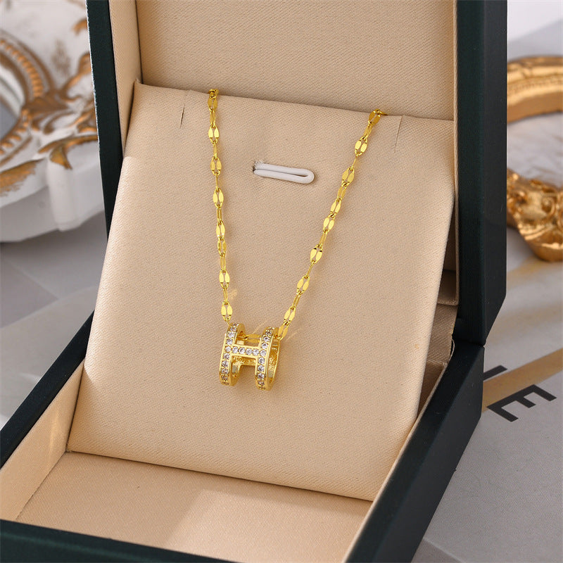Women's Titanium Steel Ornament Simple Fashion Personality Necklaces