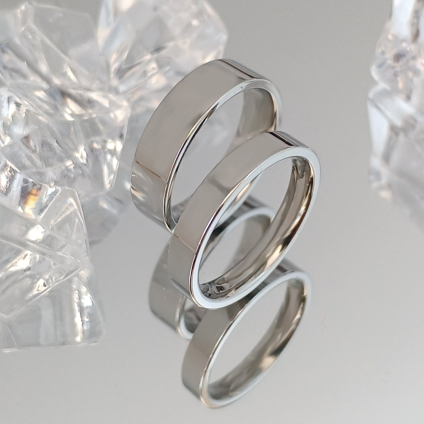 Titanium Steel No Fading Throw Can Rings