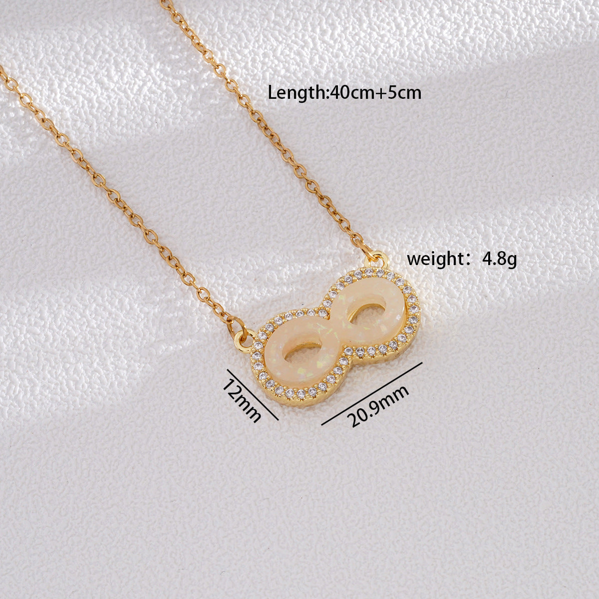 Women's Fashion Personality Inlaid Zircon Color Graceful Necklaces