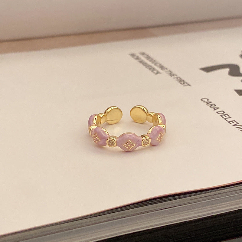 Female Fashion Retro Personality Minimalism Korean Style Rings