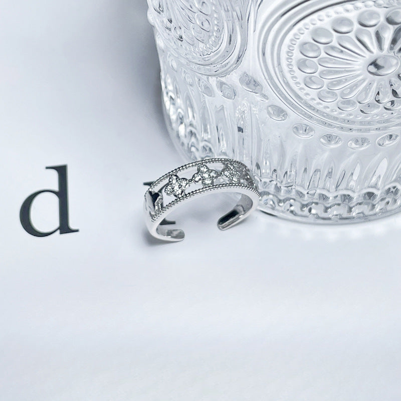 Open Female Cold Wind Niche Temperament Rings