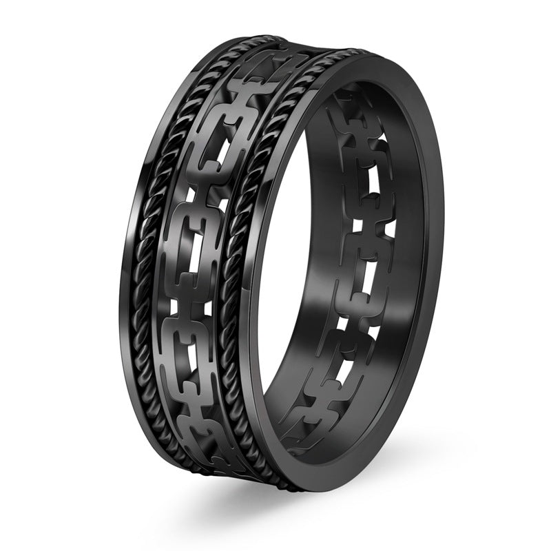 Double Strand Wire Rope Cuban Hollow Ring