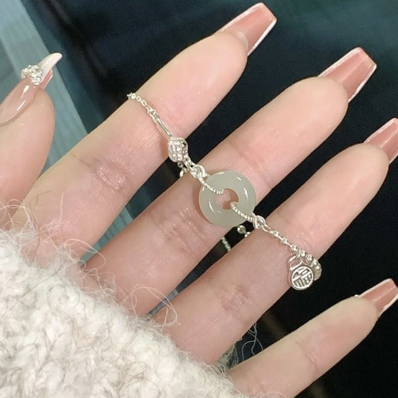 Women's Titanium Steel High-grade Minority Design Light Bracelet