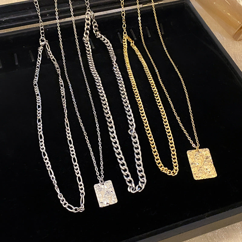 Women's High-grade Accessories Clavicle Chain Super Shiny Necklaces