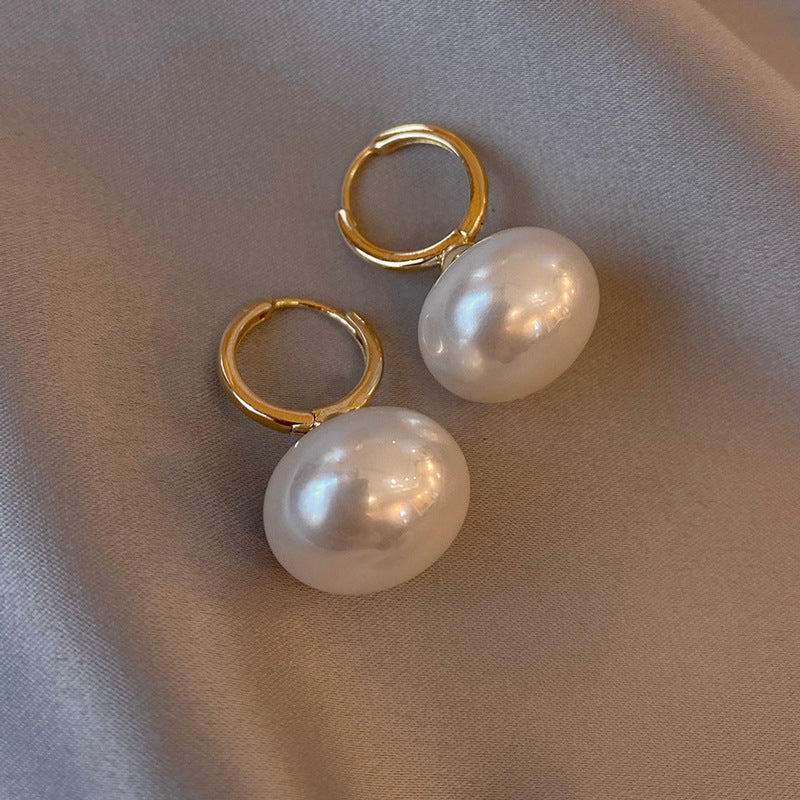 Women's Sier Pin Korean Style High Sense Special Earrings