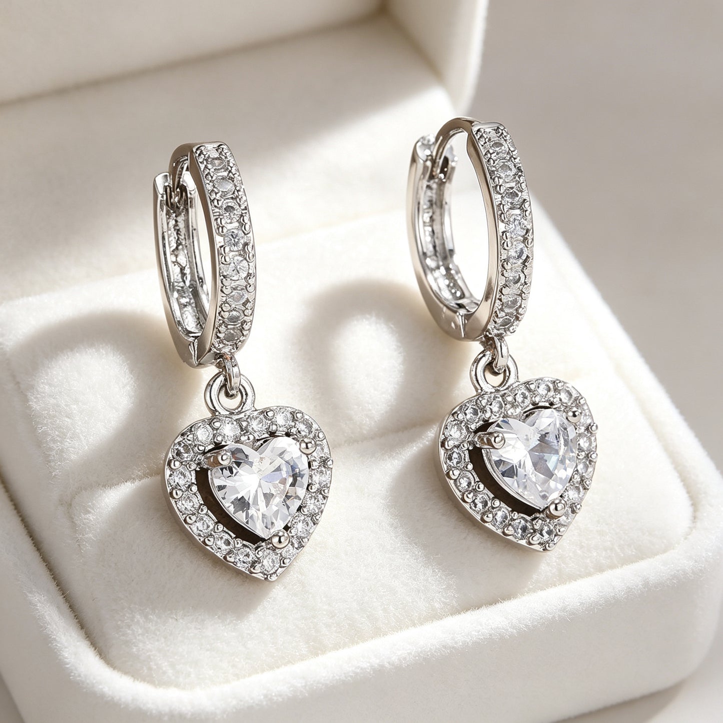 Full Zirconium Clip Light Luxury Zircon Gentle Temperament Daily Rings