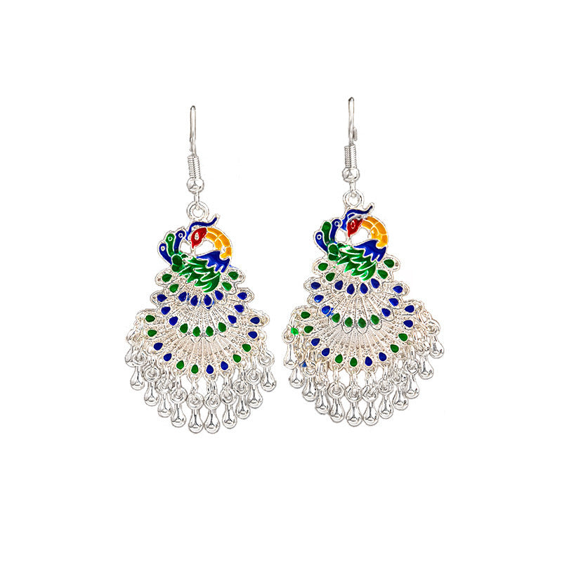 Miao Sier Ethnic Totem Phoenix Bell Rings