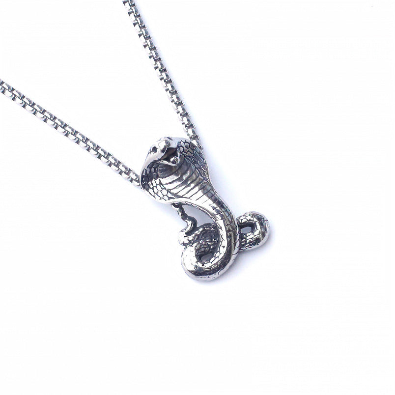 Men's Sword Darkness Dragon Fighter Titanium Steel Necklaces
